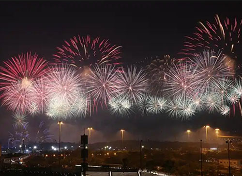 定西焰火晚会